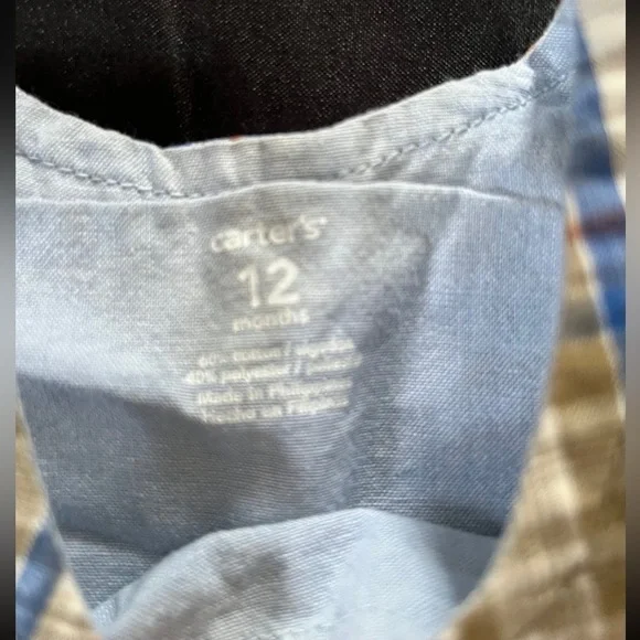 Carters Boys Romper 2 piece set Sz. 12 months - Picture 9 of 12